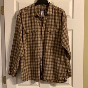 Patagonia lightweight flannel shirt XL
